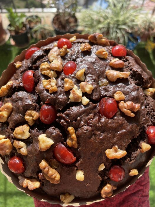Cherry chocolate cake